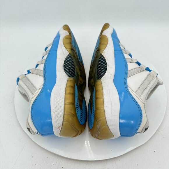Nike Air Jordan 11 Low UNC Youth Sz 5Y Women 6.5 528896-106 University Blue Shoe - Picture 8 of 13